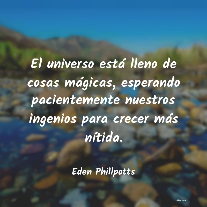 Frases de Eden Phillpotts