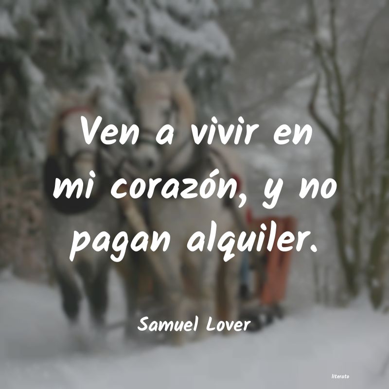Frases de Samuel Lover