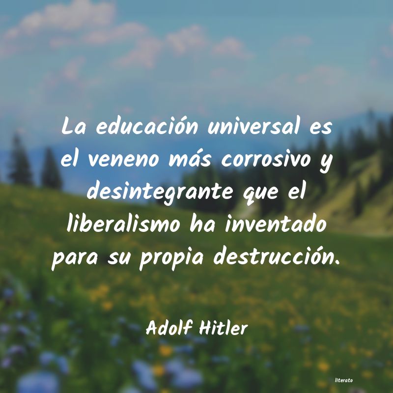 frases de Adolf Hitler