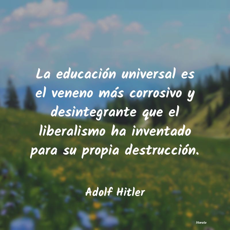 Frases de Adolf Hitler