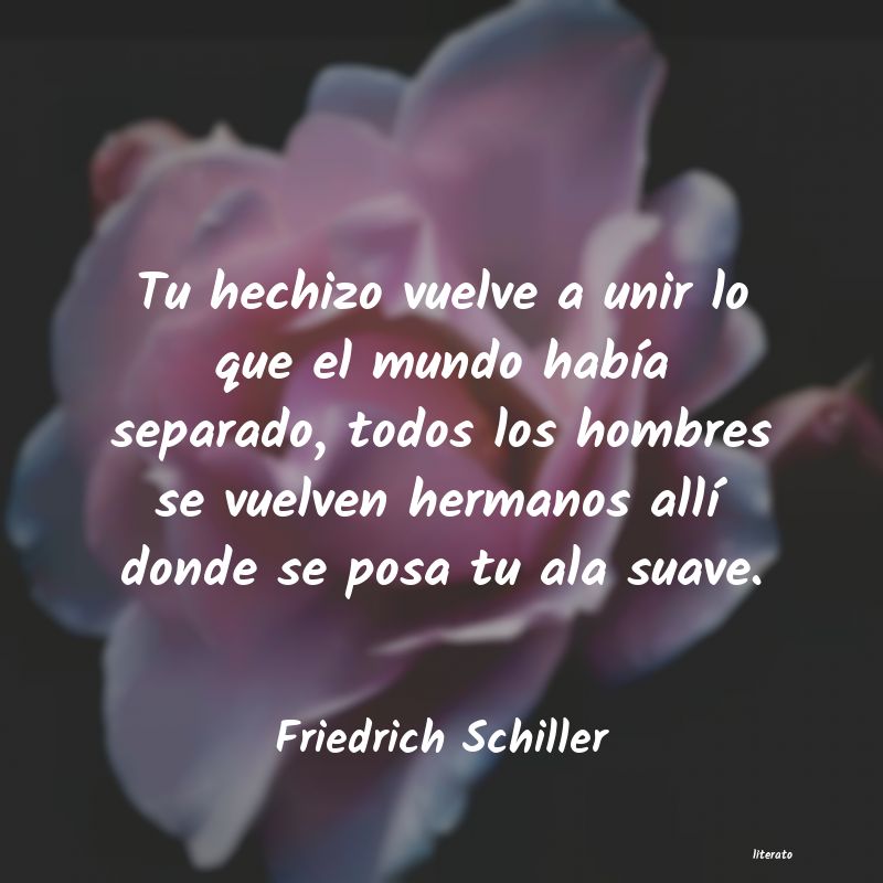 frases de Friedrich Schiller