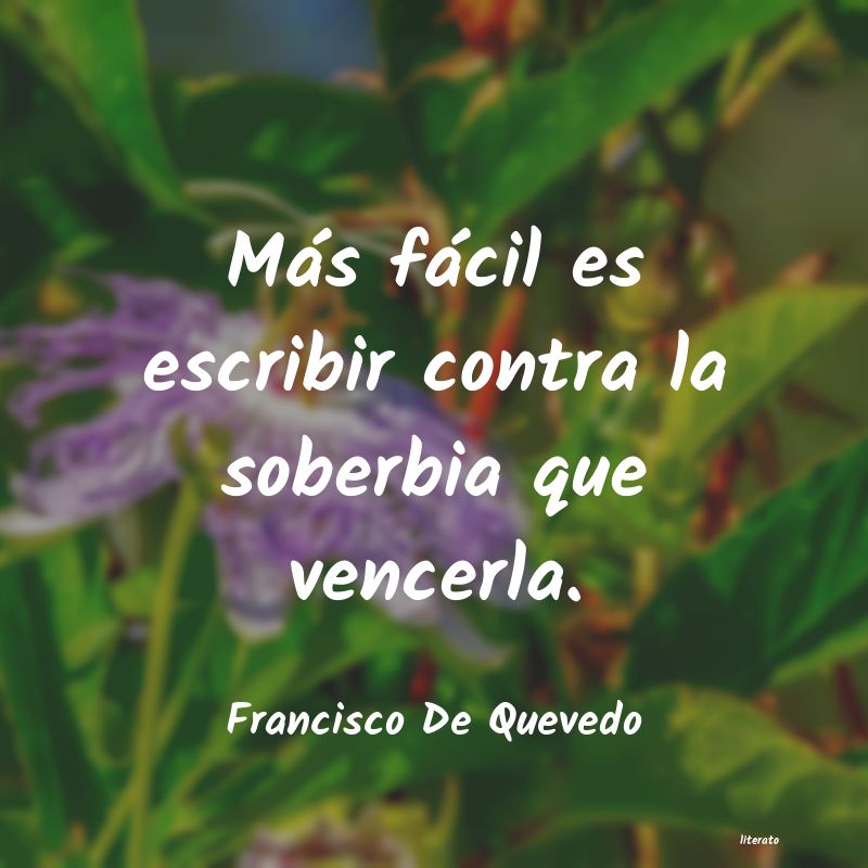 frases de Francisco De Quevedo