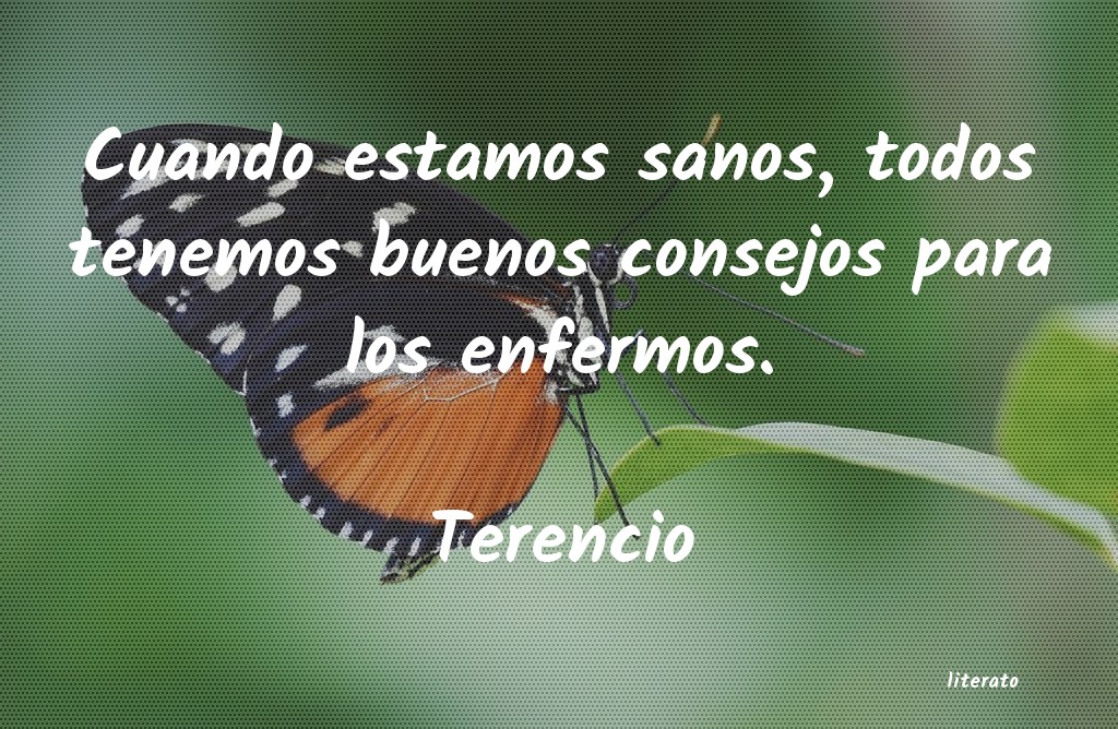 frases de Terencio