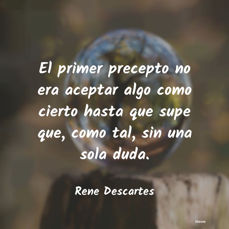 frases de Rene Descartes