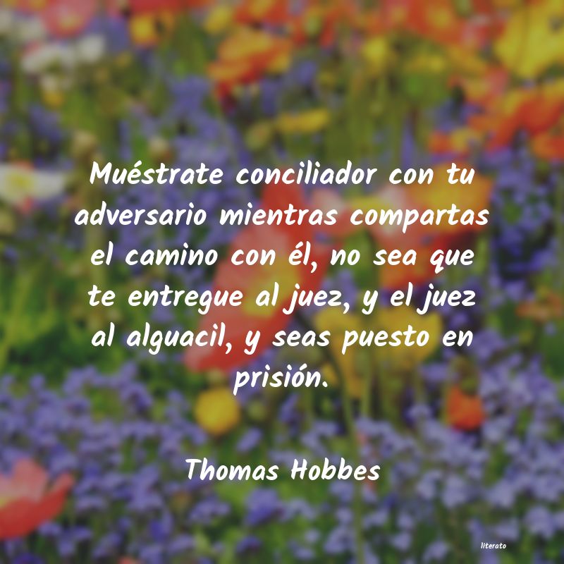 frases de Thomas Hobbes