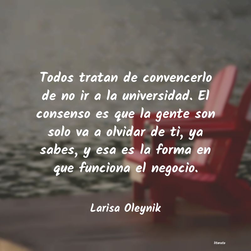 Frases de Larisa Oleynik