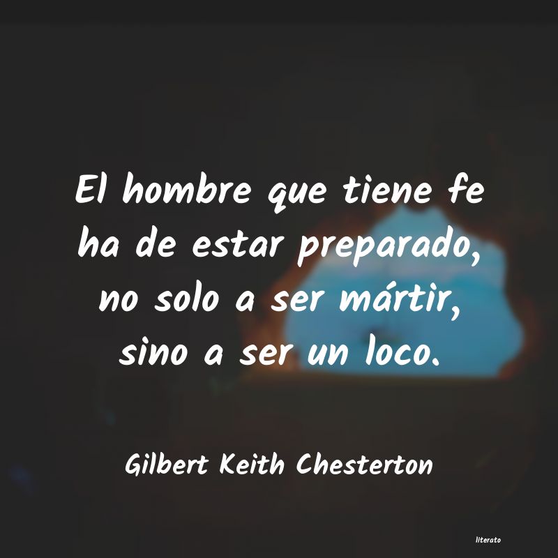 Frases de Gilbert Keith Chesterton