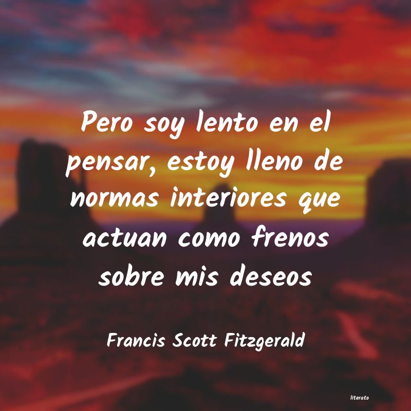 Frases de Francis Scott Fitzgerald