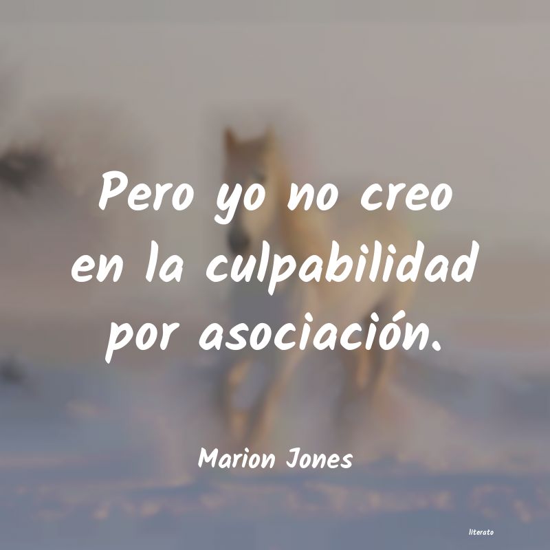 frases de Marion Jones