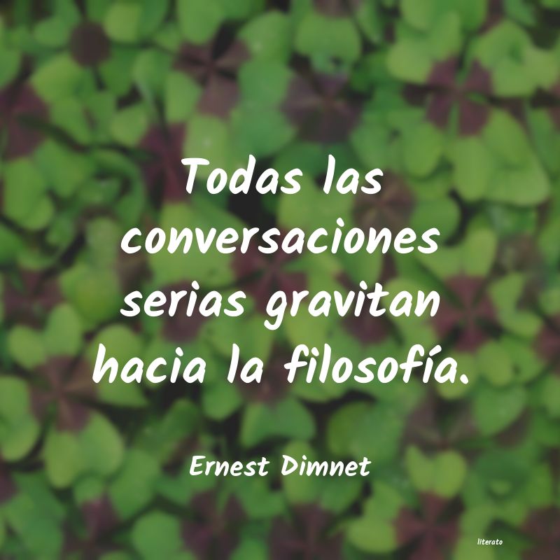 frases de Ernest Dimnet