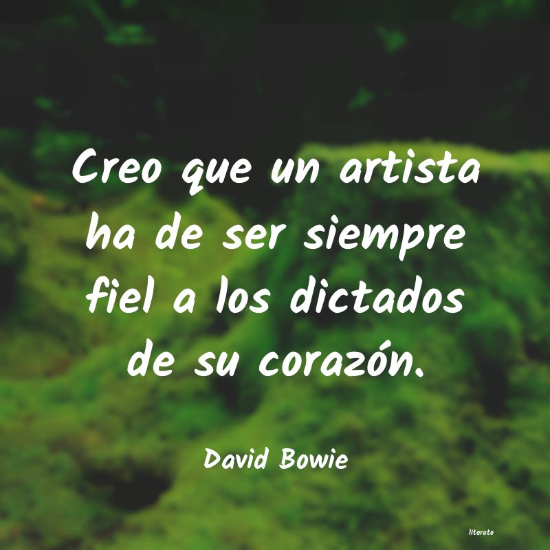 Frases de David Bowie