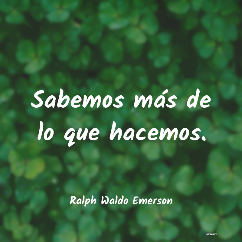 frases de Ralph Waldo Emerson