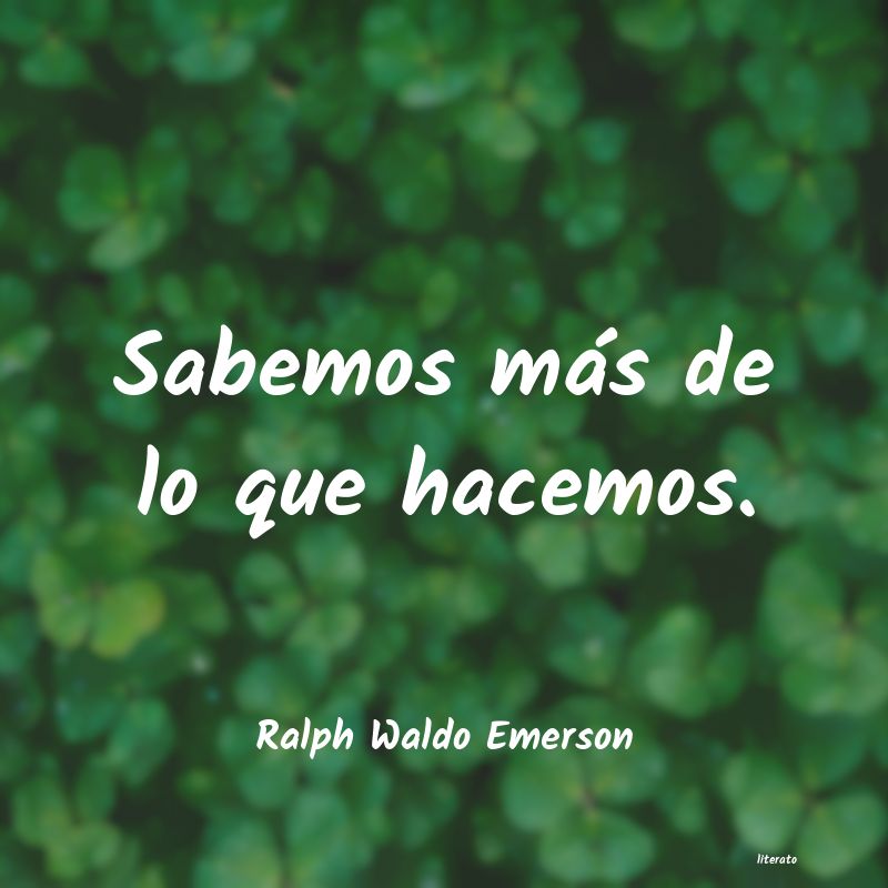 Frases de Ralph Waldo Emerson