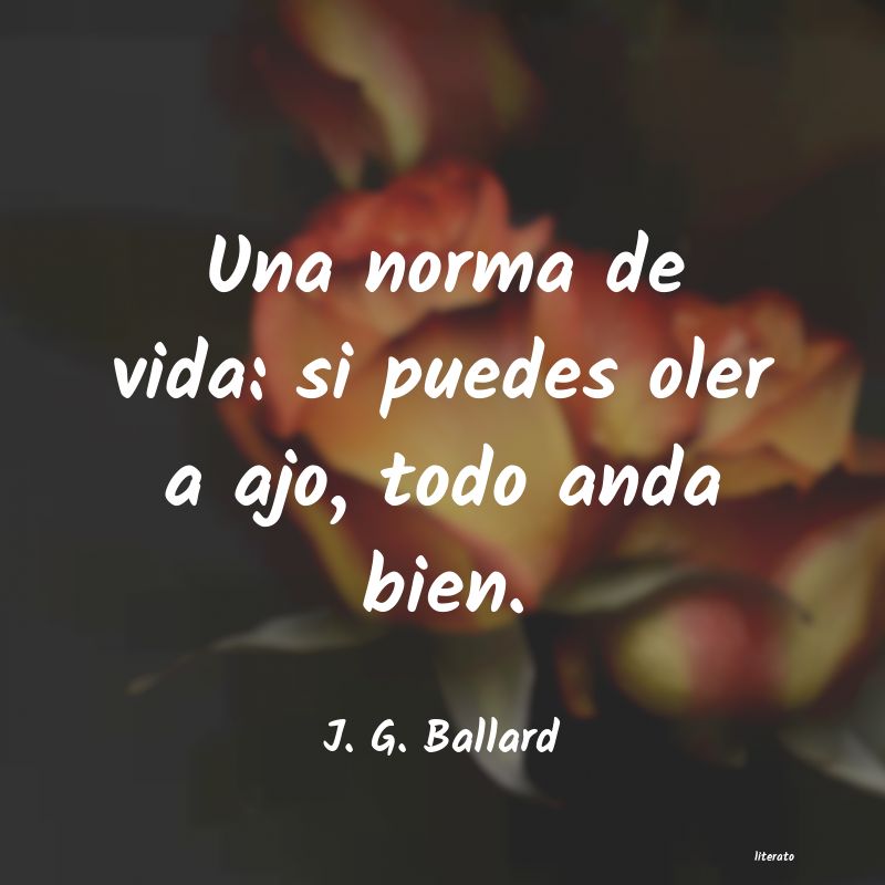 Frases de J. G. Ballard