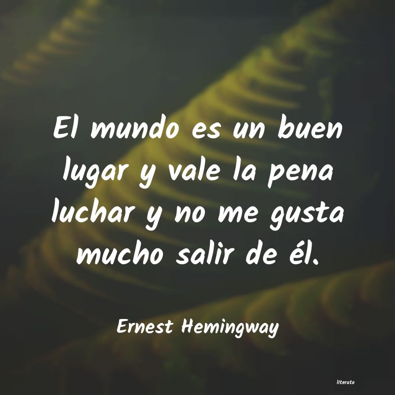 Frases de Ernest Hemingway