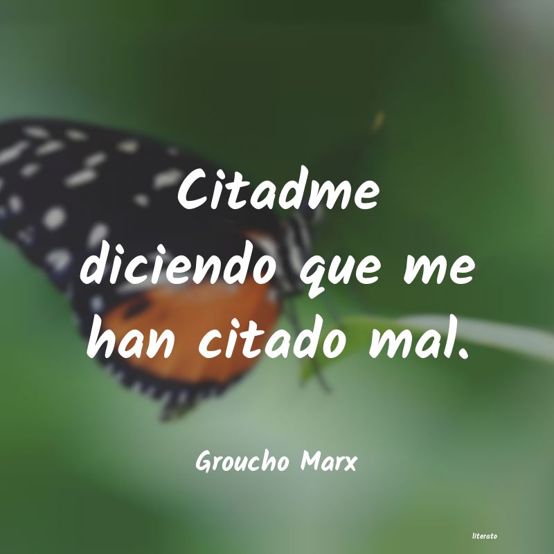 Frases de Groucho Marx