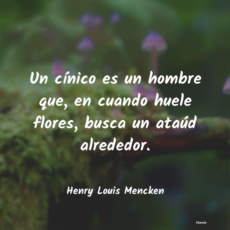 frases de Henry Louis Mencken