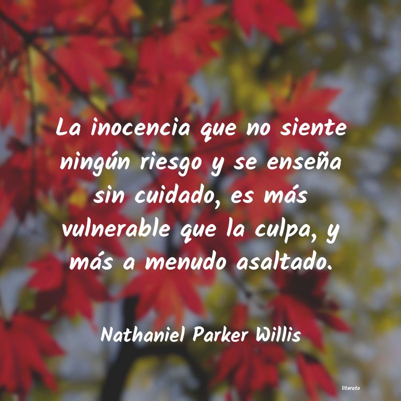 Frases de Nathaniel Parker Willis