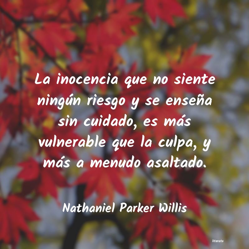 frases de Nathaniel Parker Willis