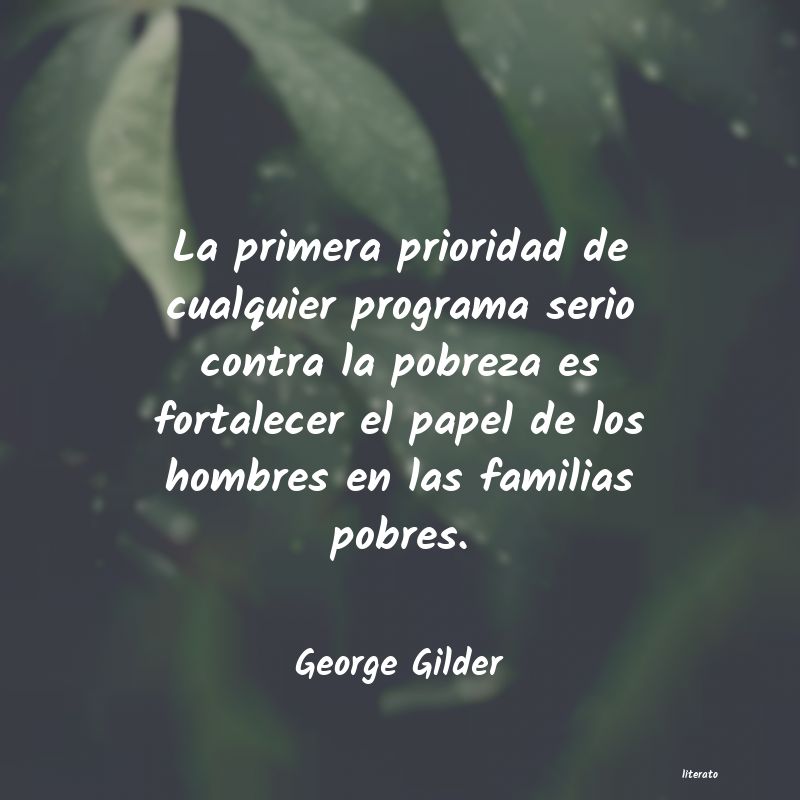 frases de George Gilder