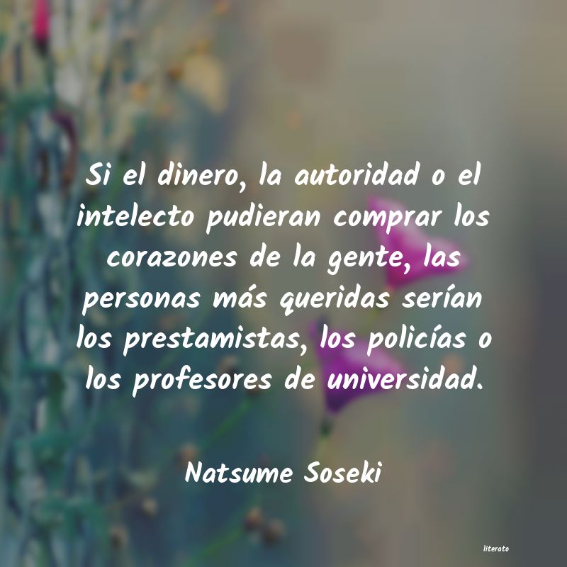 frases de Natsume Soseki