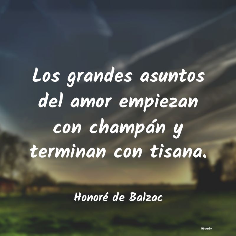 Frases de Honoré de Balzac