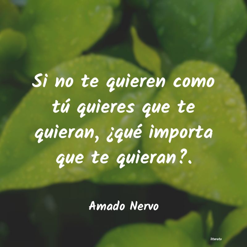 frases de Amado Nervo