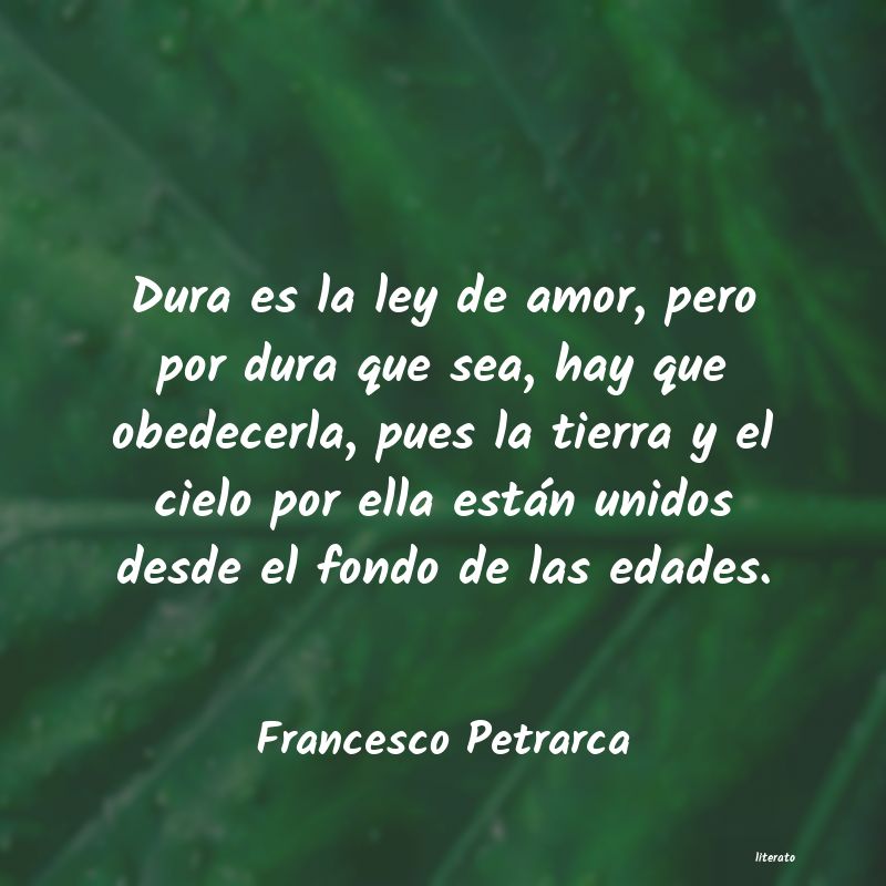 Frases de Francesco Petrarca