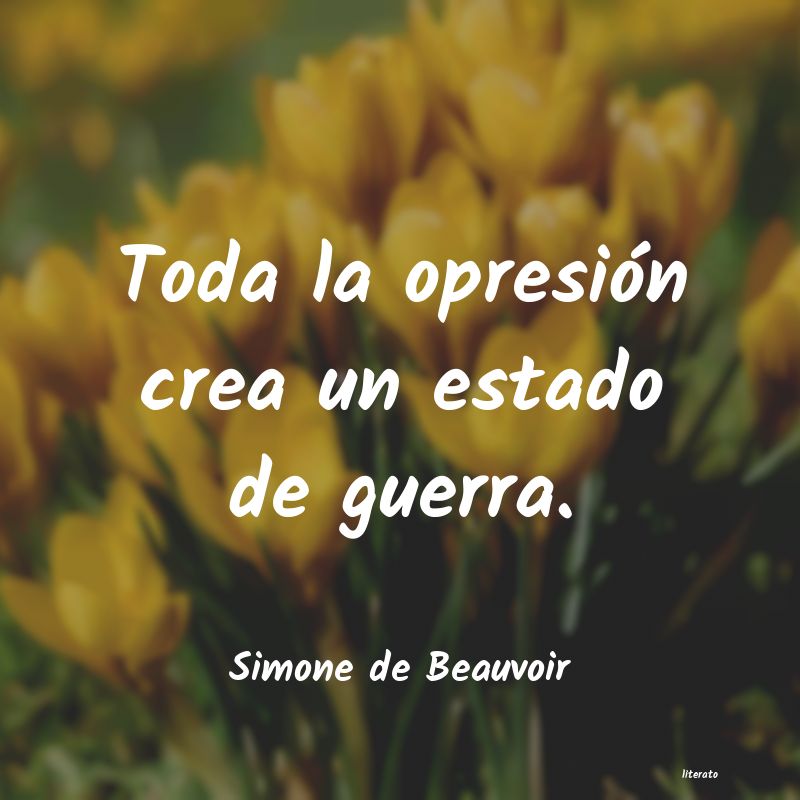 Frases de Simone de Beauvoir