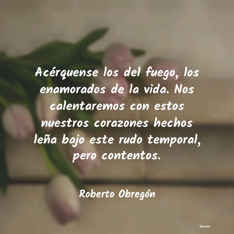 frases de Roberto Obregón