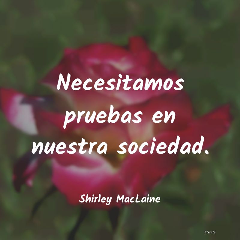 Frases de Shirley MacLaine