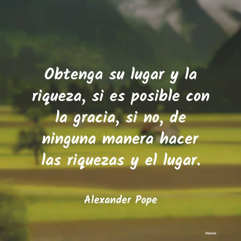 Frases de Alexander Pope