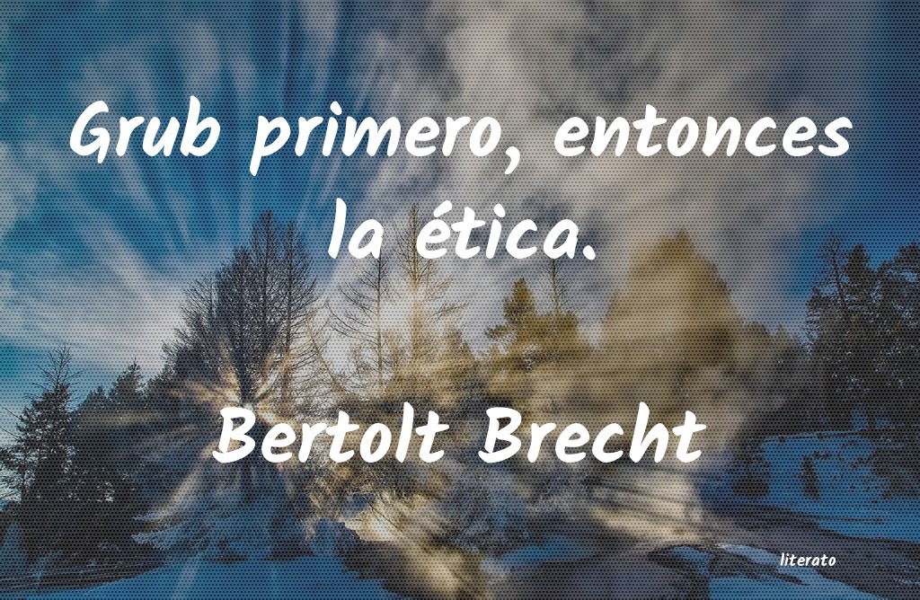 bertold brecht
