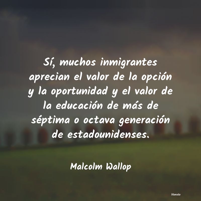 Frases de Malcolm Wallop