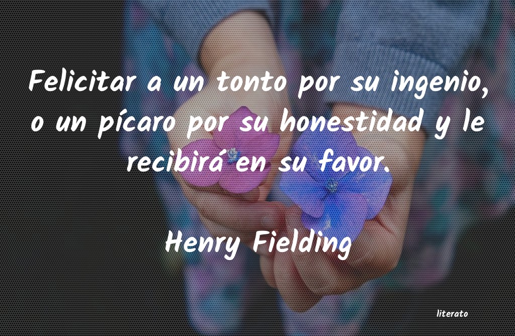 Frases de Henry Fielding