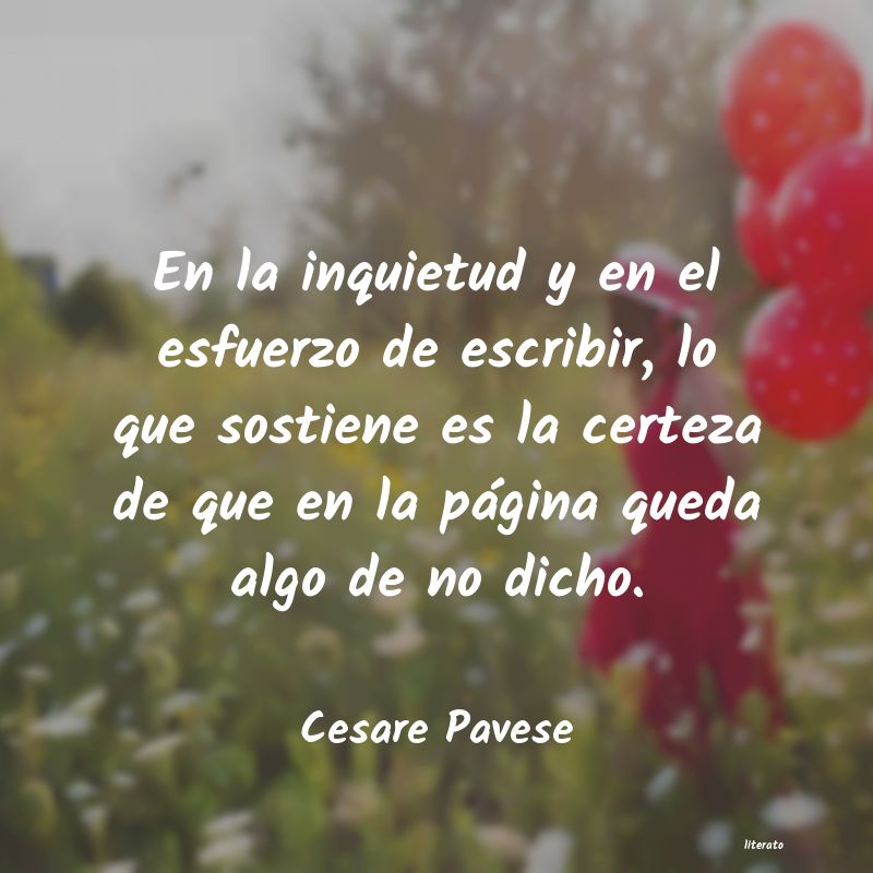 Frases de Cesare Pavese