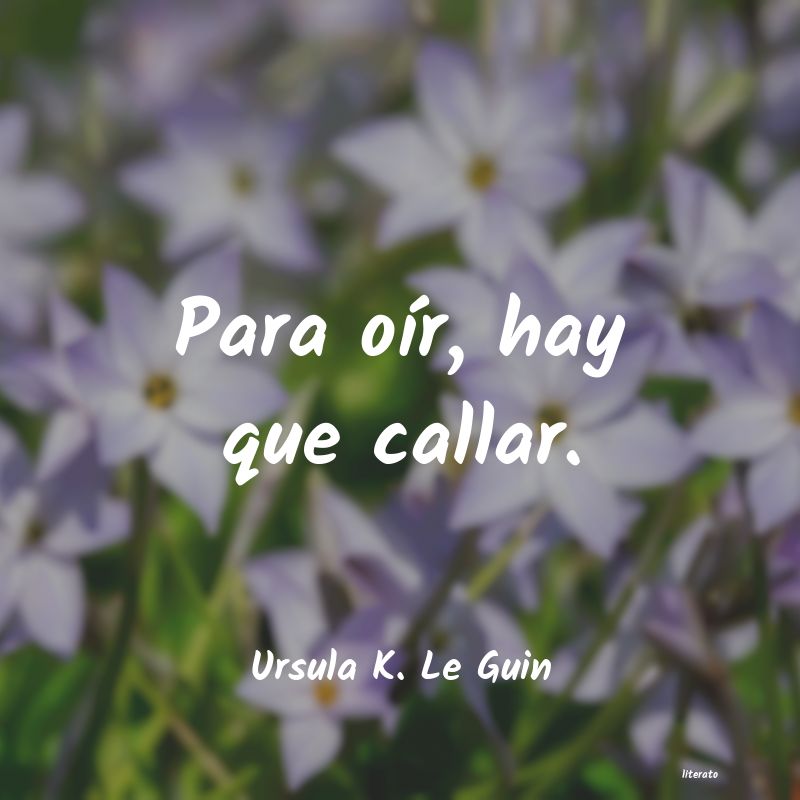 Frases de Ursula K. Le Guin