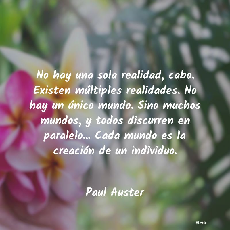 Frases de Paul Auster