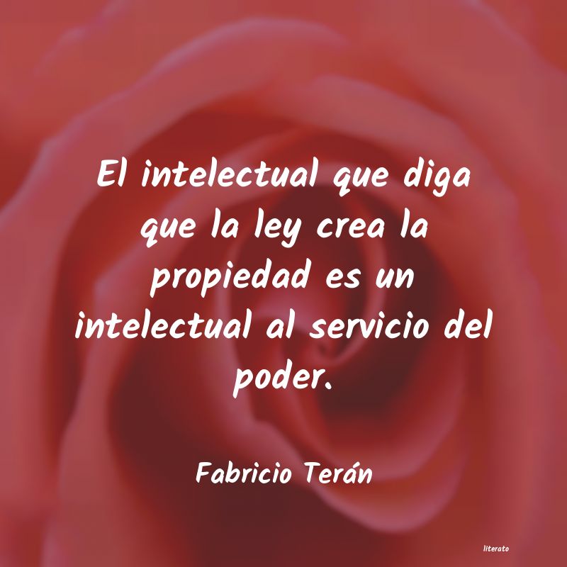 Frases de Fabricio Terán