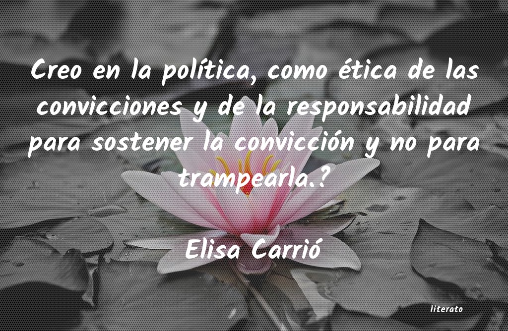 Frases de Elisa Carrió