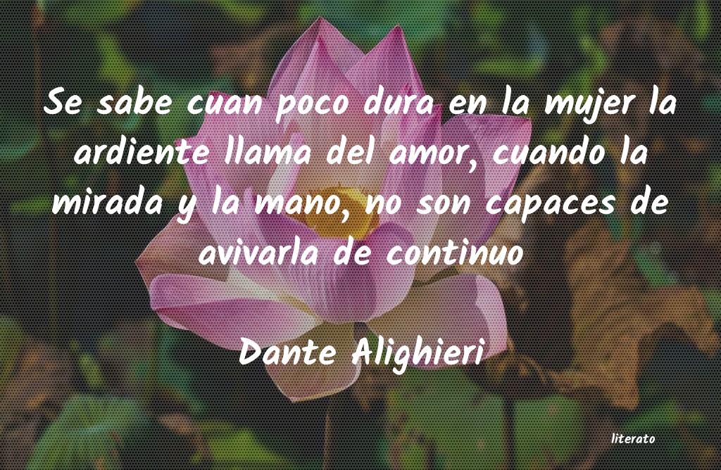 frases de Dante Alighieri