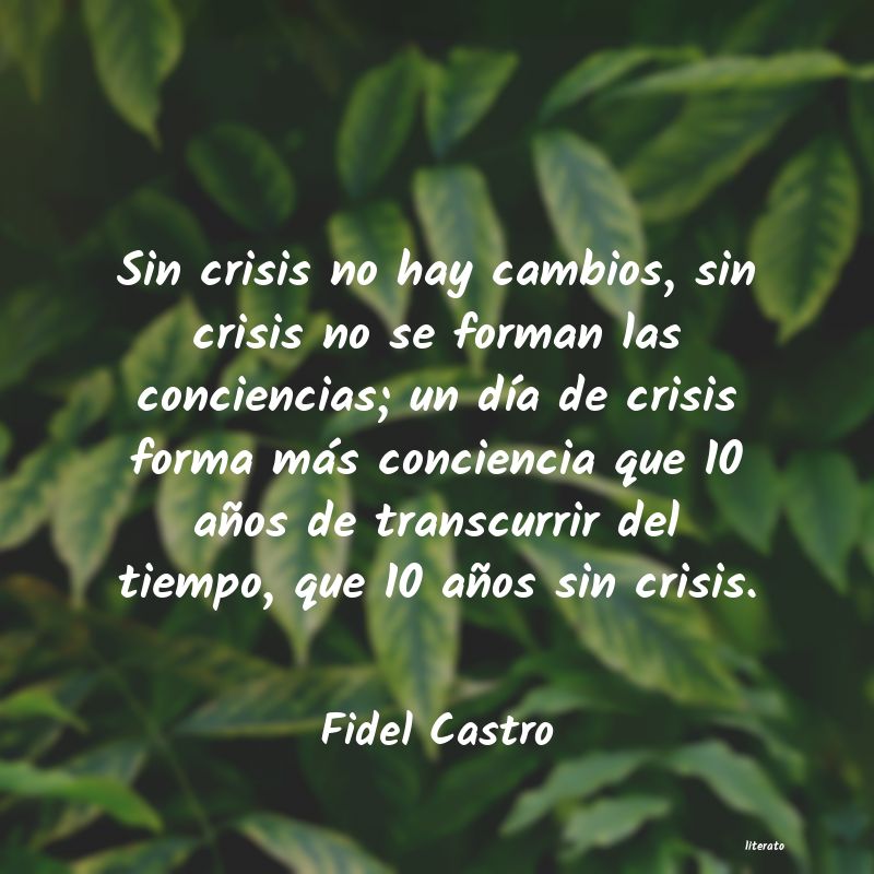 frases de Fidel Castro