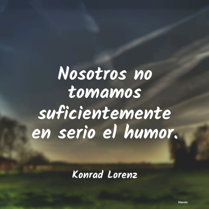 frases de Konrad Lorenz