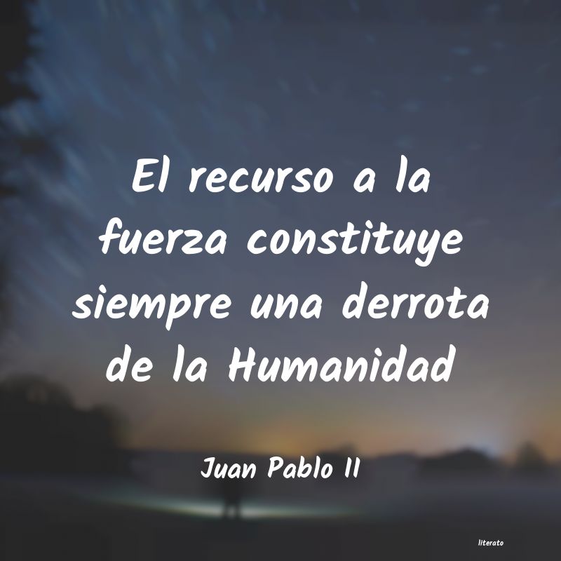 frases de Juan Pablo II