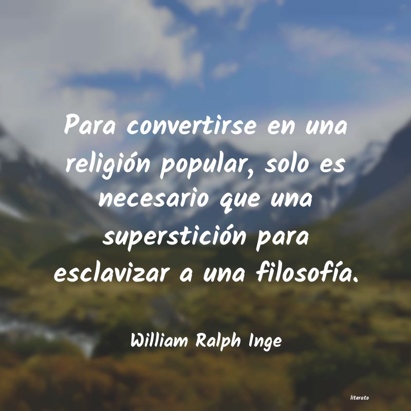 Frases de William Ralph Inge