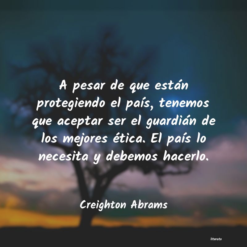 Frases de Creighton Abrams
