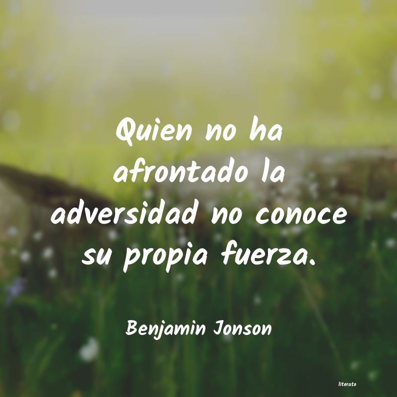 Frases de Benjamin Jonson