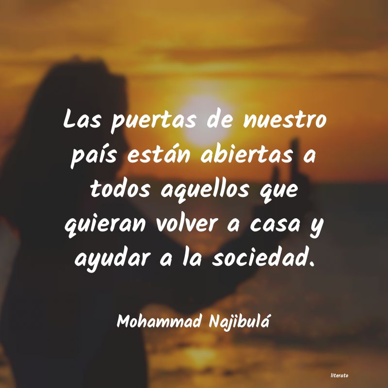 Frases de Mohammad Najibulá