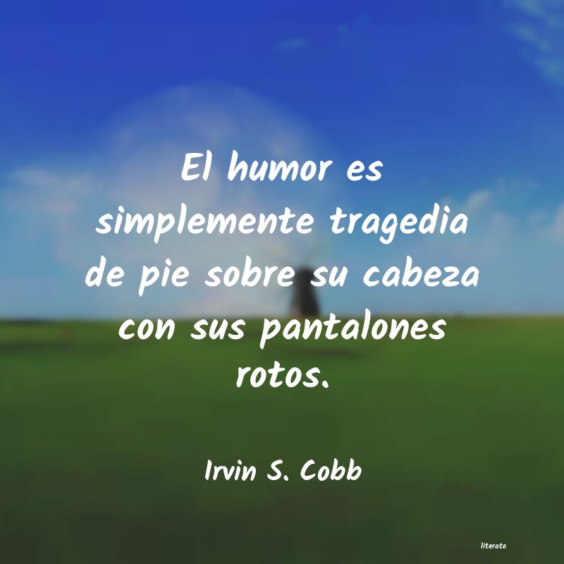 Frases de Irvin S. Cobb