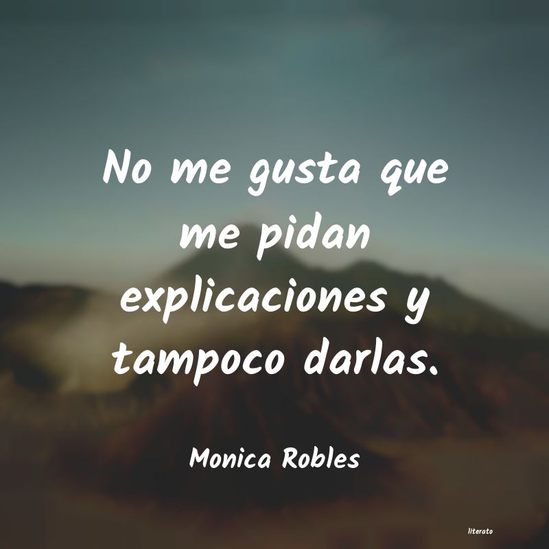 Frases de Monica Robles